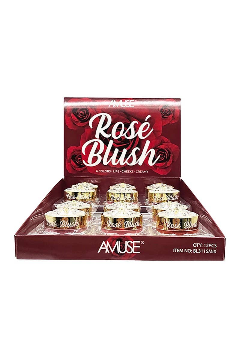 Amuse BL3115 Cream Rose Blush - 12 pcs